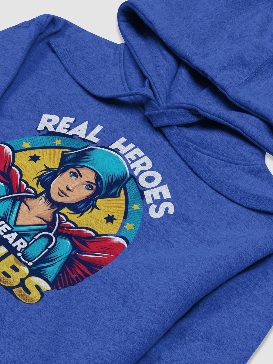 Real Heroes Wear Scrubs Hoodie product image (22)