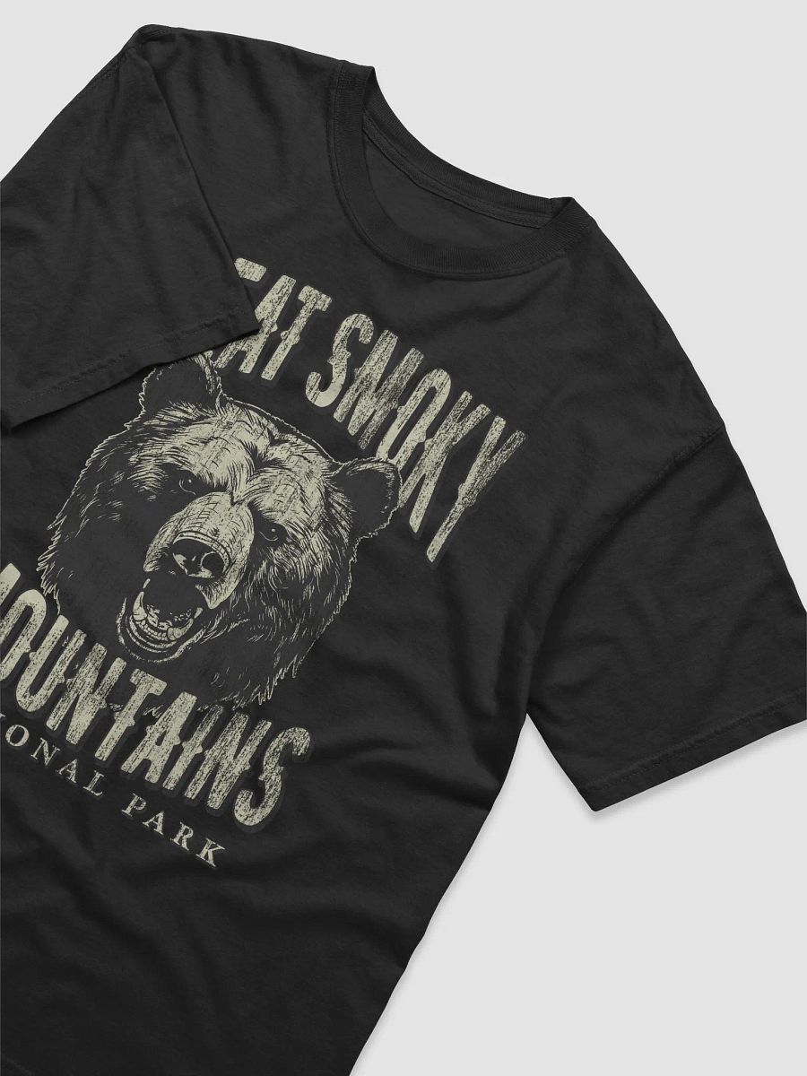 Great Smoky Mountains National Park Tee | Vintage-Style Grunge Western Shirt with a Bear's Head product image (3)