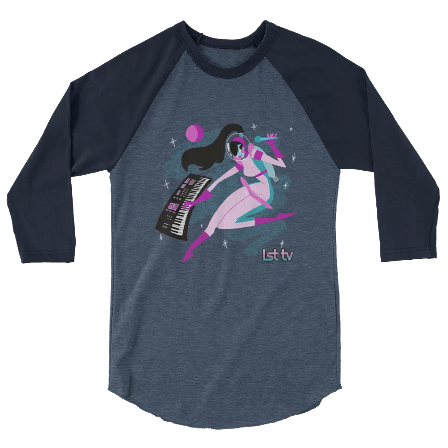 Astro-Synthpop Cutie Raglan Long Sleeve T product image (2)