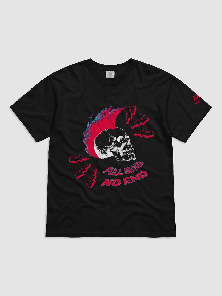 FULL SEND - NO END Black Tee Vs. 2 product image (1)