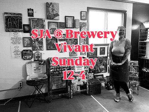 I’ll be vending tomorrow at @breweryvivant for their artist market series! I’m super excited and I’ll have some new stuff wit...