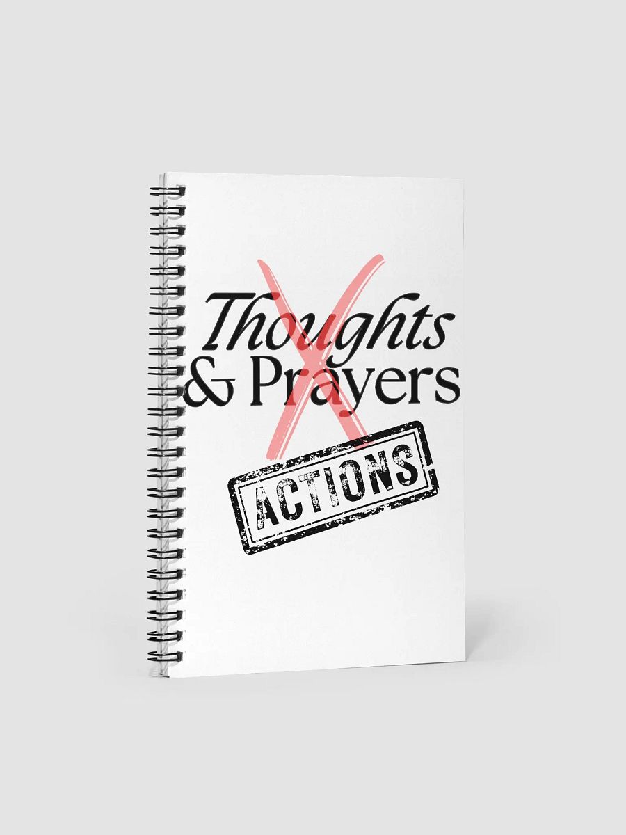 No More Thoughts & Prayers Notebook product image (1)