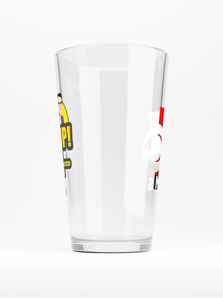 Get Up! With Daisy, Marco & Jim Shaker Pint Glass product image (1)