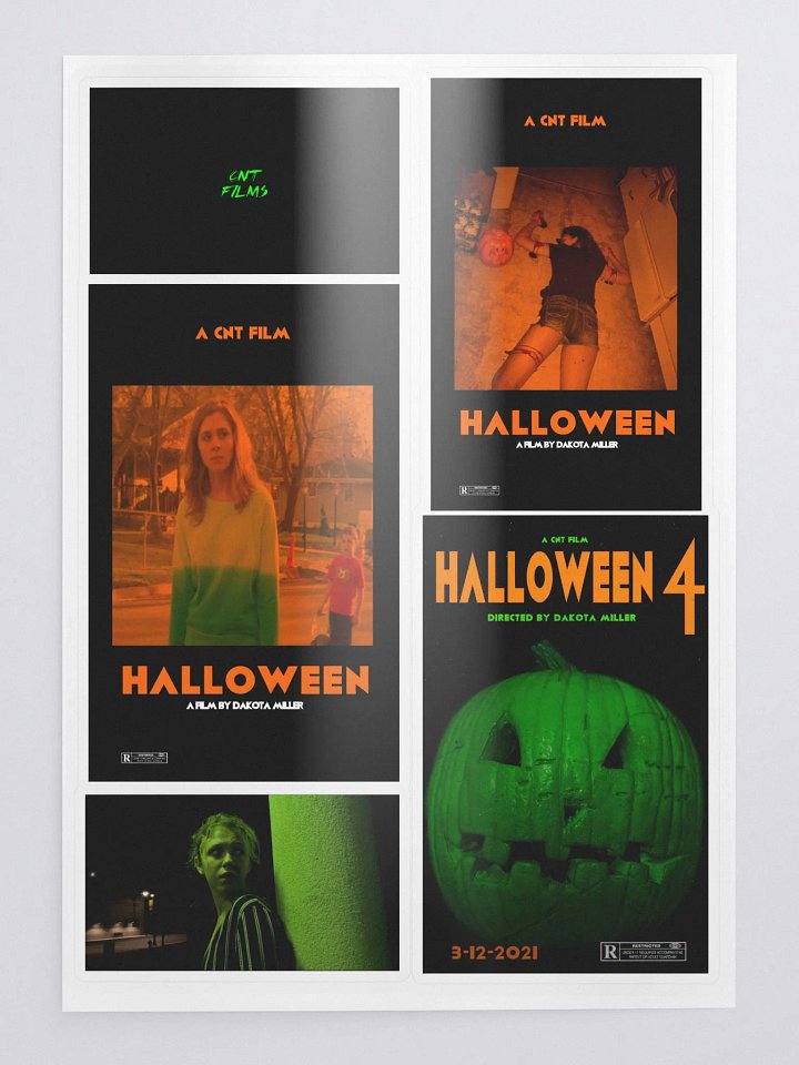 HALLOWEEN FAN FILM STICKERS product image (1)