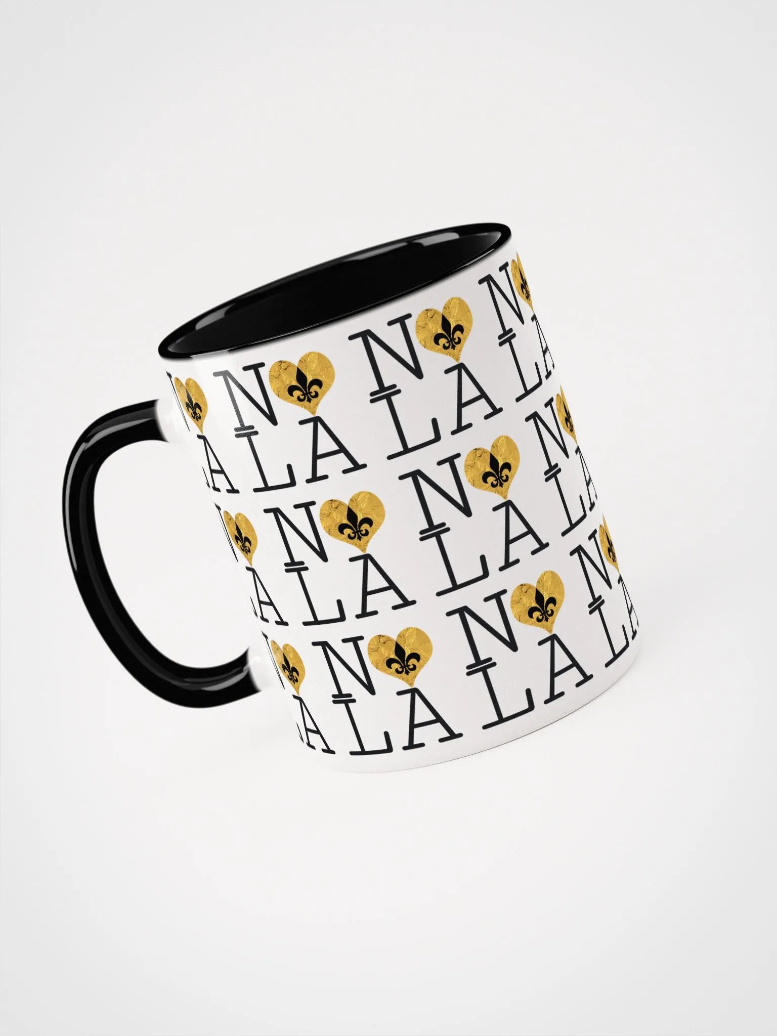 I LOVE NOLA **LEGACY COLOR MUG** (GOLD WRAP HEART FULL INFINITY) product image (40)