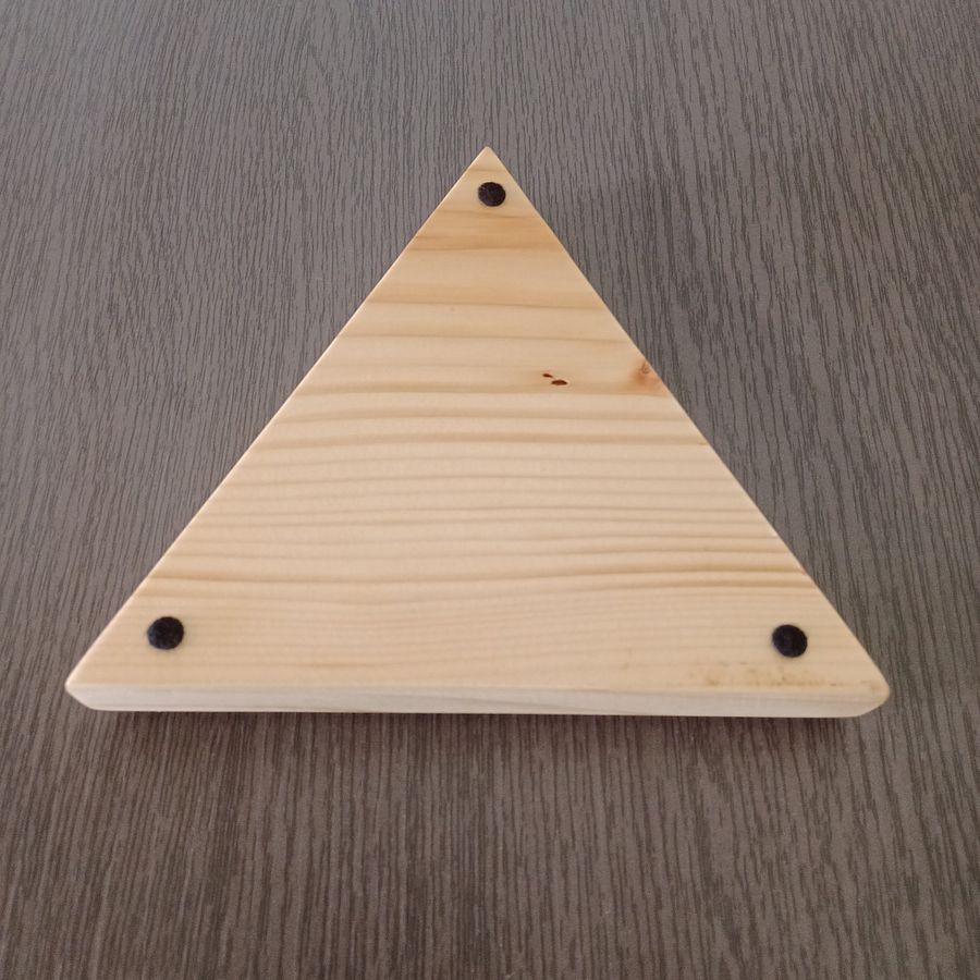 Triangle Peg Game with NATURAL WOOD Base product image (5)