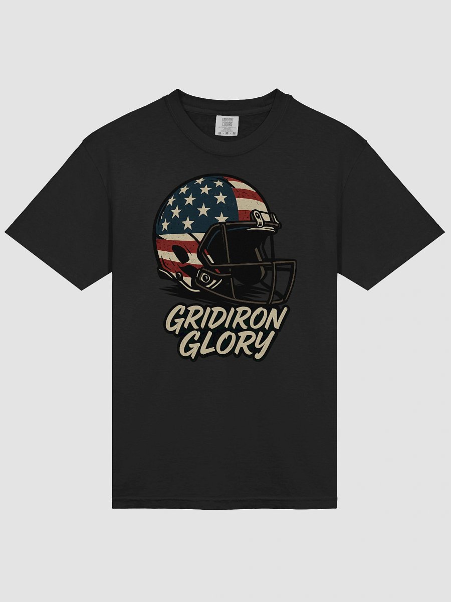 Gridiron Glory American Flag Football Helmet T-Shirt product image (3)
