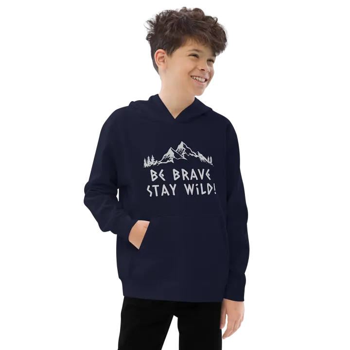 Be Brave Stay Wild Youth Hoodie product image (8)