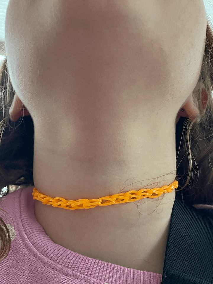 Orange Loom Choker product image (2)