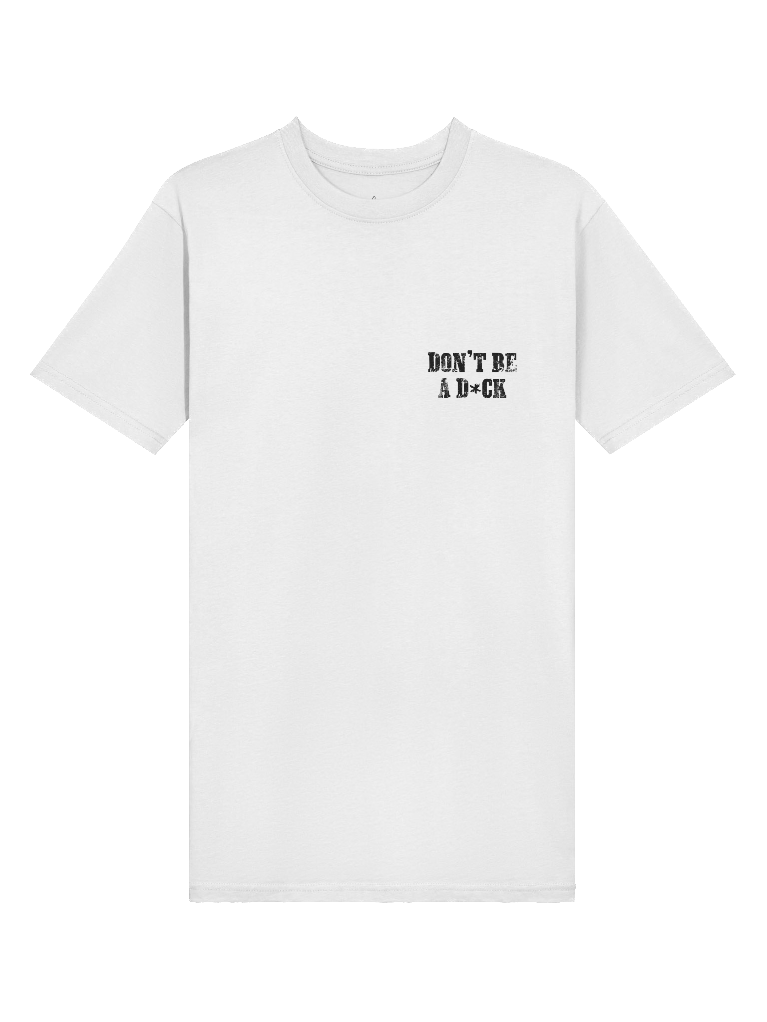 Don't Be A D*ck White Tee product image (6)