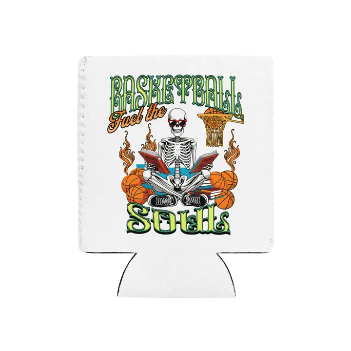 Basketball Fuel The Soul Skeleton Can Cooler product image (1)