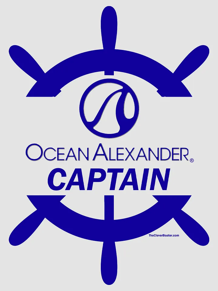 Ocean Alexander Captain - T-Shirt - Light Shirt w/Blue Logo product image (2)