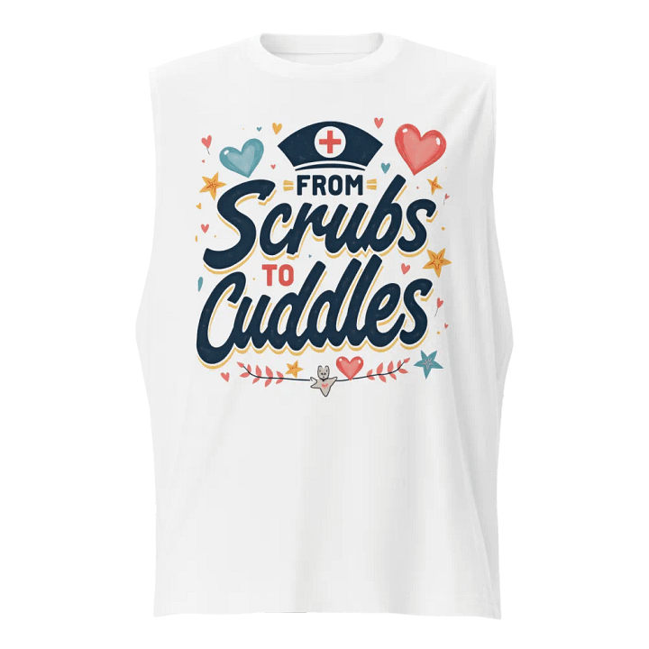 from Scrubs to Cuddles Muscle Tank product image (5)