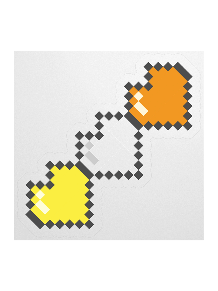 Maverique Pixel Hearts Sticker product image (2)