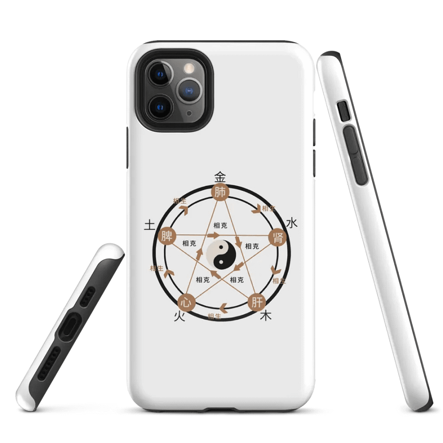 Wu Xing Five Elements iPhone® Tough Case - 中医五行iPhone®手机壳 product image (1)