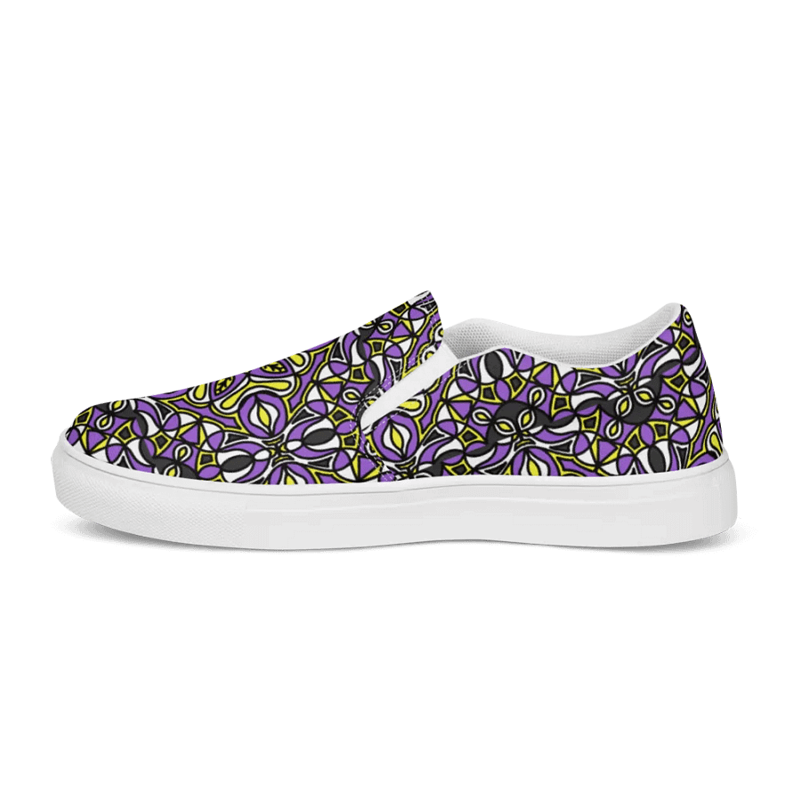 Mens Slip On Canvas - Non-Binary Abstract product image (4)