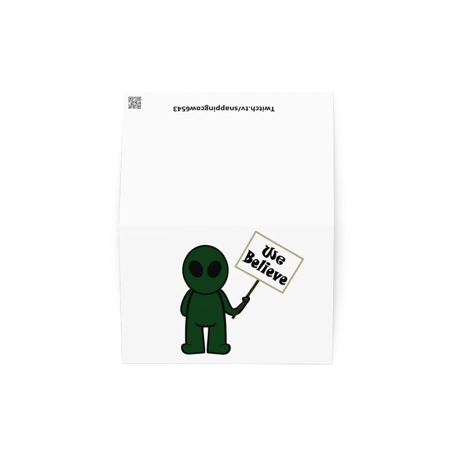 We Believe Greeting Card (Blank) product image (2)
