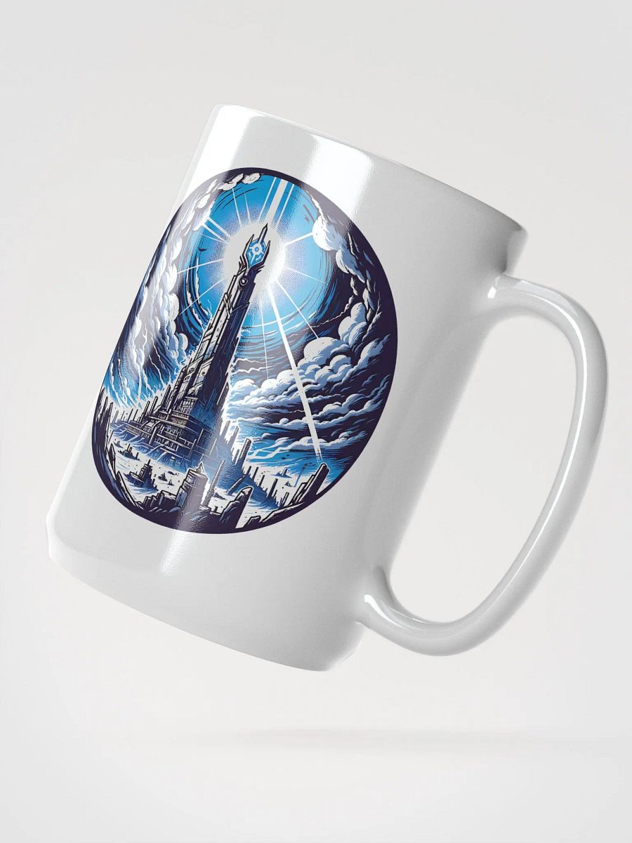 Arcane Clock and Mage Tower Coffee Mug – Sip the Magic 🕰️✨ product image (3)
