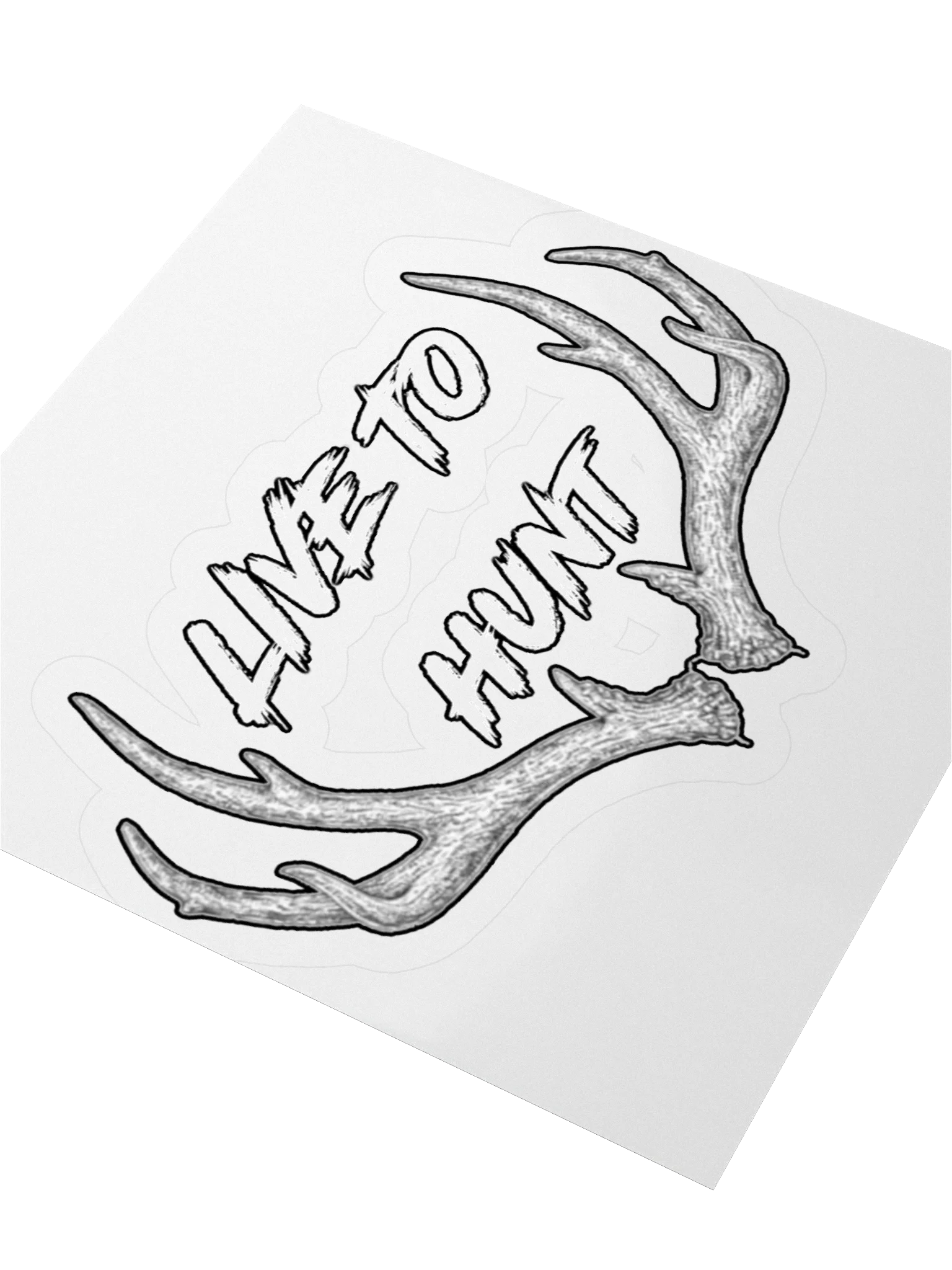 Live To Hunt Sticker product image (7)