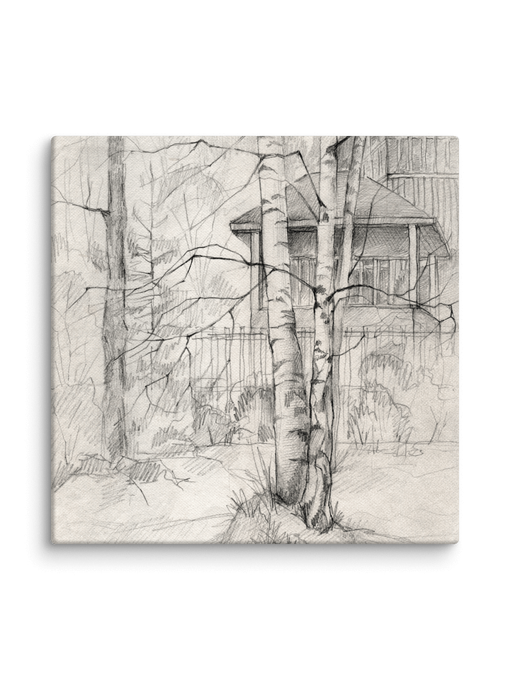 Blank Canvas: Unleash Your Artistic Vision - Dacha and Trees product image (2)