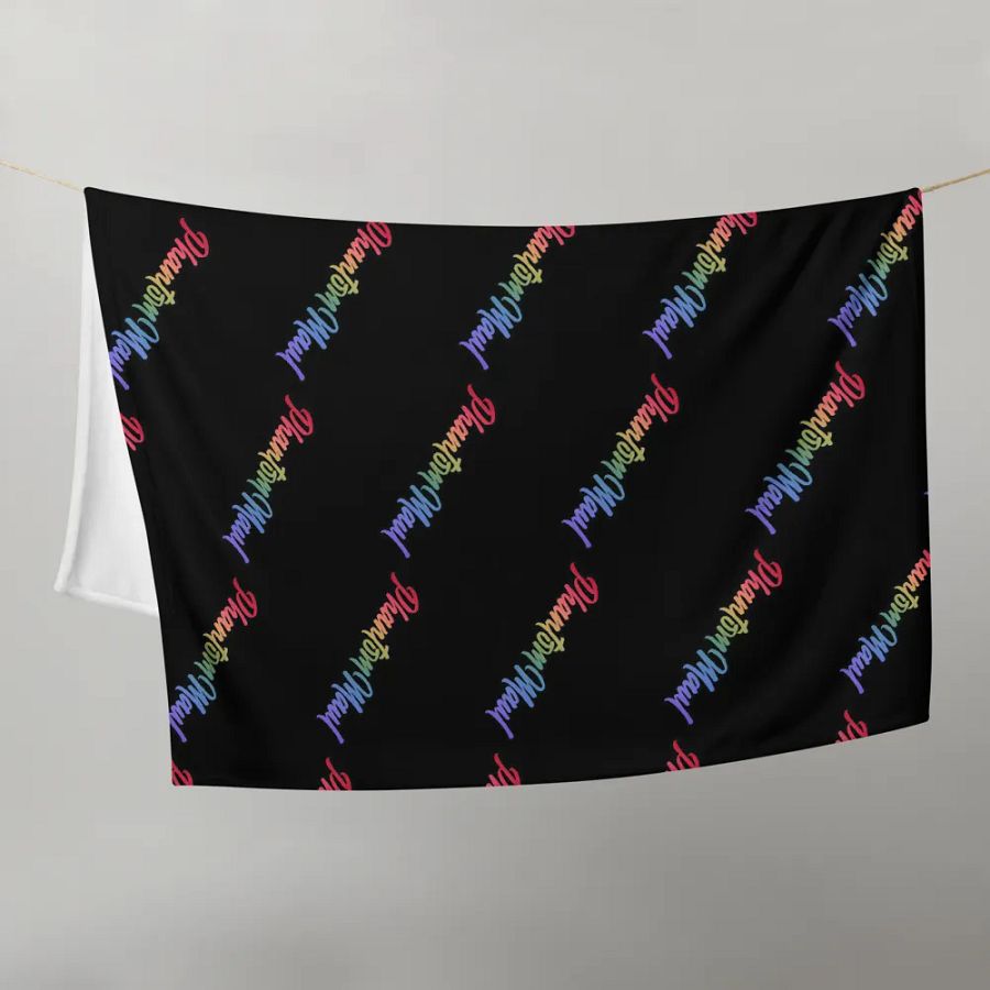 'PhantomMaul' Rainbow Throw Blanket product image (9)