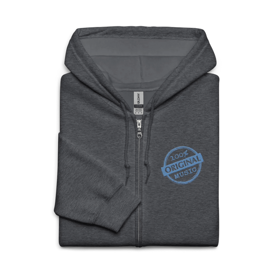 zip hoodie w/arched logo product image (2)