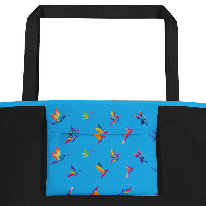 Vibrant hummingbird All-Over Tote Bag for moms dads birdlovers product image (2)