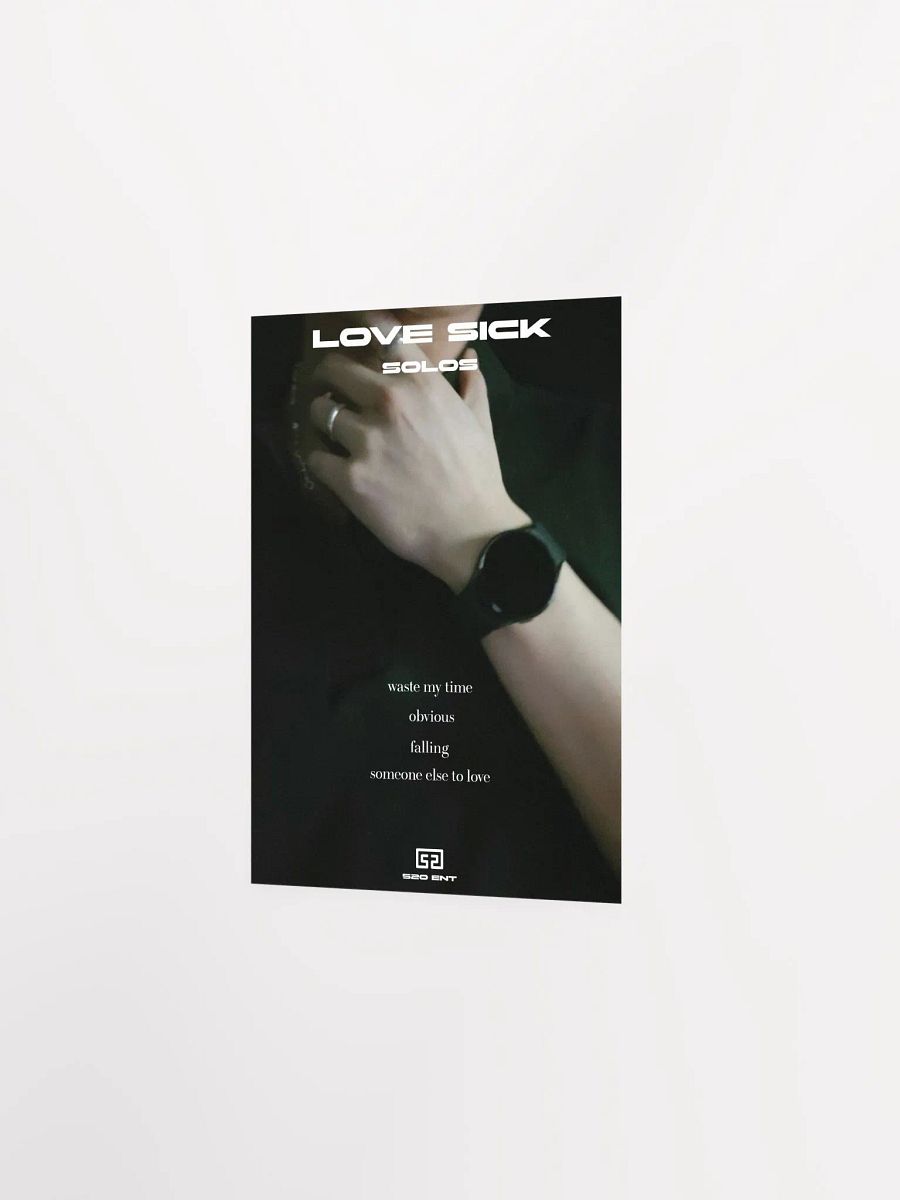 LOVE SICK ALBUM Poster Art product image (5)