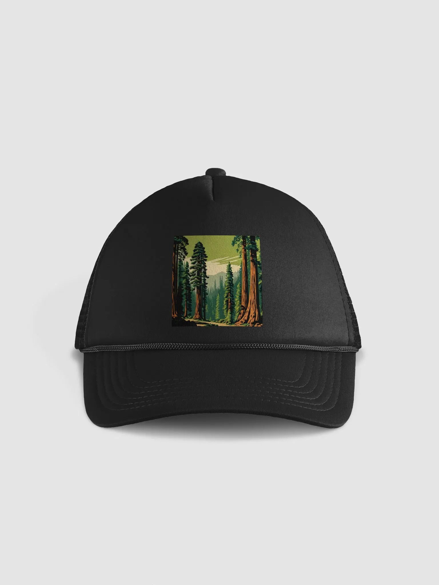 Retro Style Giant Sequoia Forest Hat product image (1)