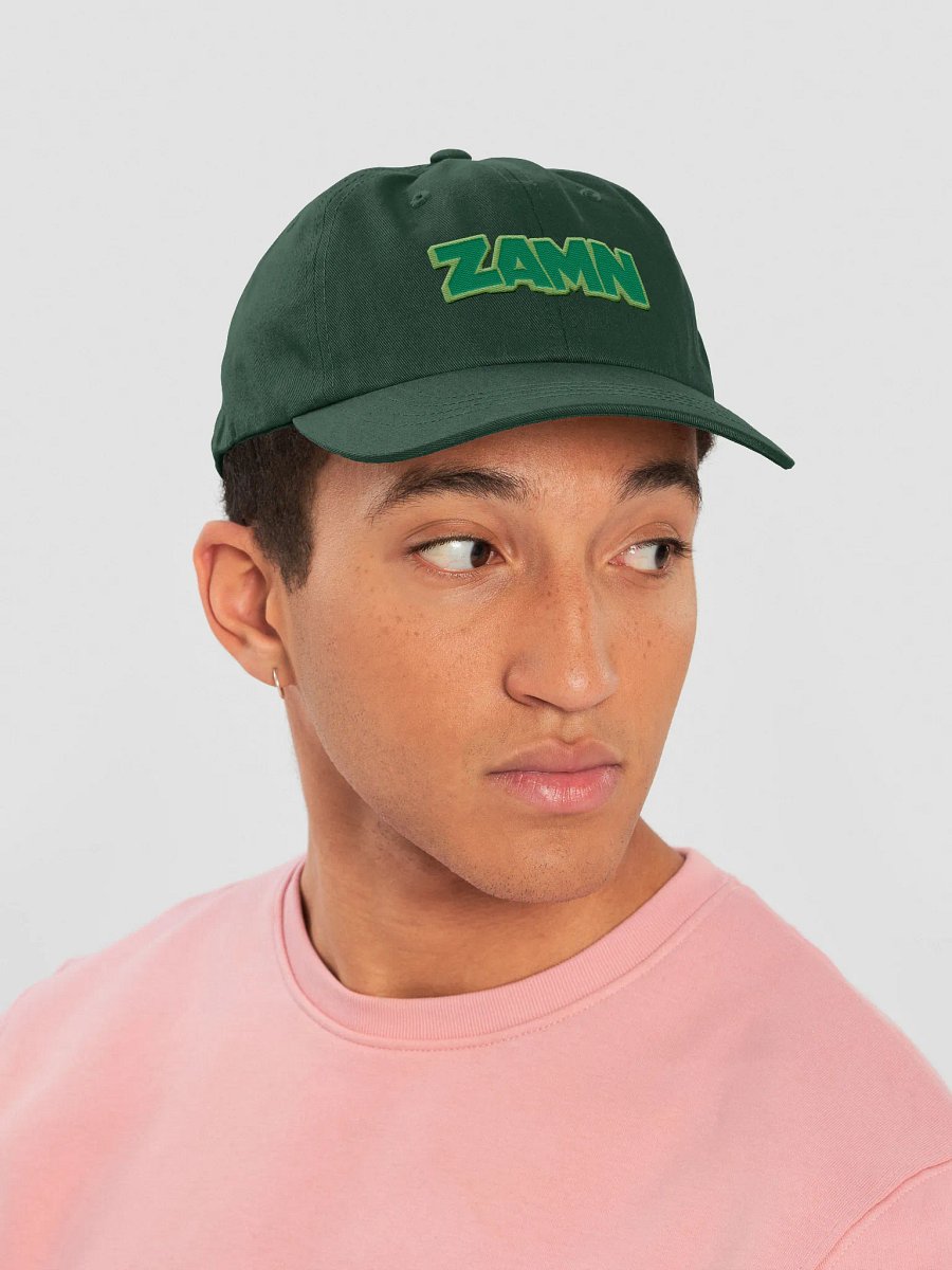 ZAMN Invisi-Logo Dad Hat: Spruce product image (3)