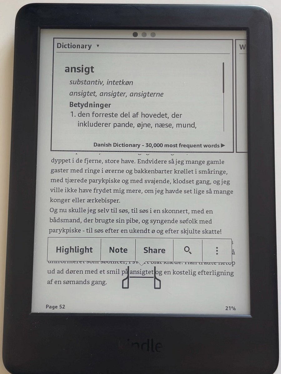 Danish Dictionary for Kindle - Most frequent 30,000 words product image (1)