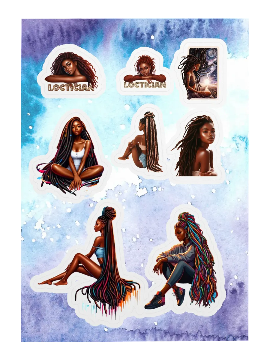 Loctician Love Sticker Sheet product image (3)