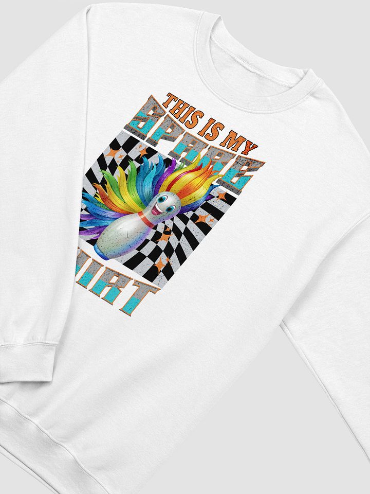 This Is My Spare Shirt Bowling Rainbow Mohawk Pin Sweatshirt product image (22)