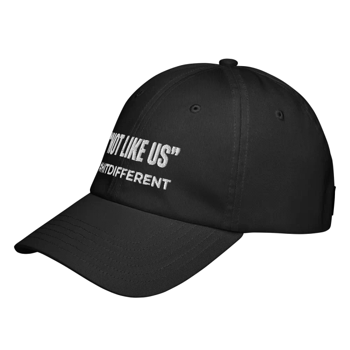 Stylish Under Armour® Dad Hat "NOT LIKE US" Dad Cap in Black by DJ GodSOUND! product image (2)