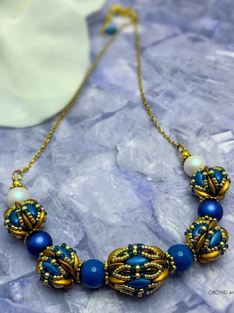 Beading Pattern – Chameleon Beaded Bead – Large Version product image (5)