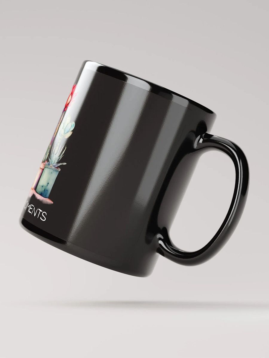 Embrace The Prickly Moments Black Glossy Mug product image (3)