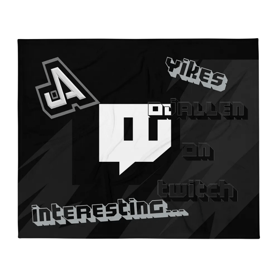 oJAllen - Custom Twitch Throw Blanket product image (2)