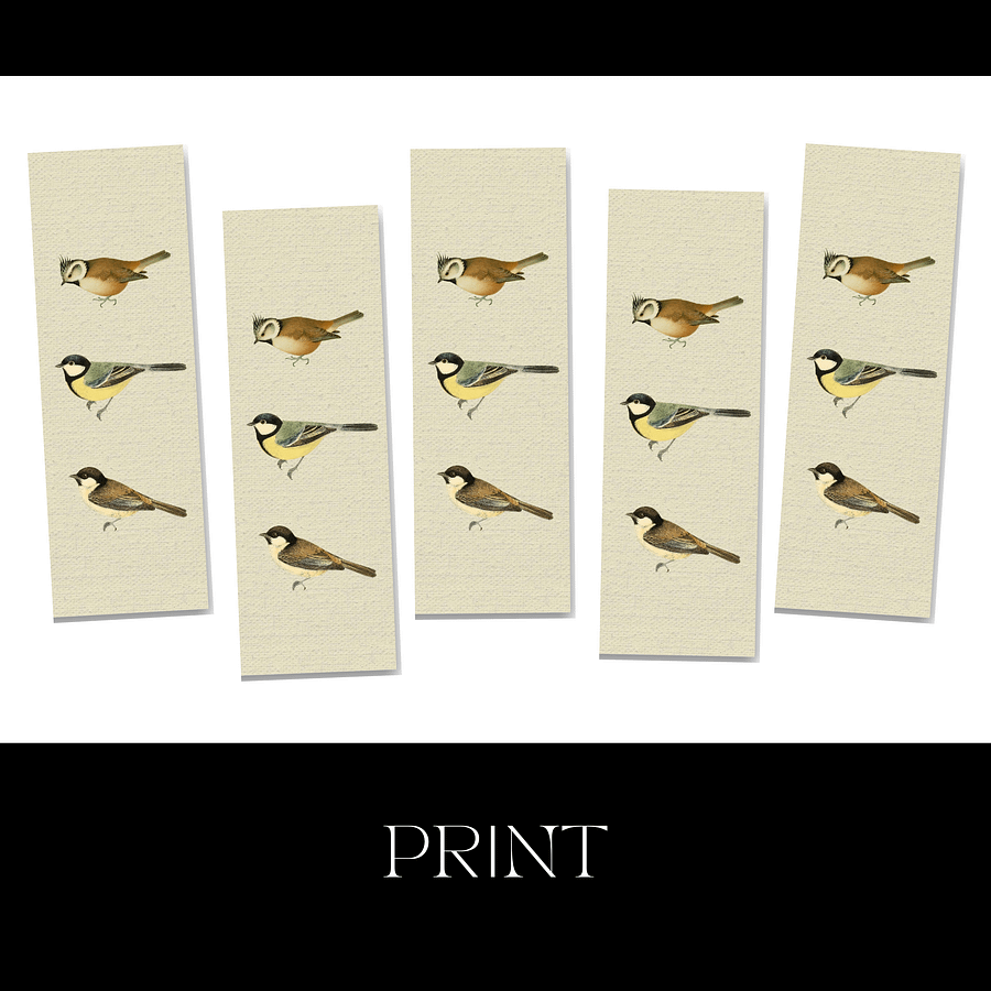 Tit Bird Bookmark product image (5)