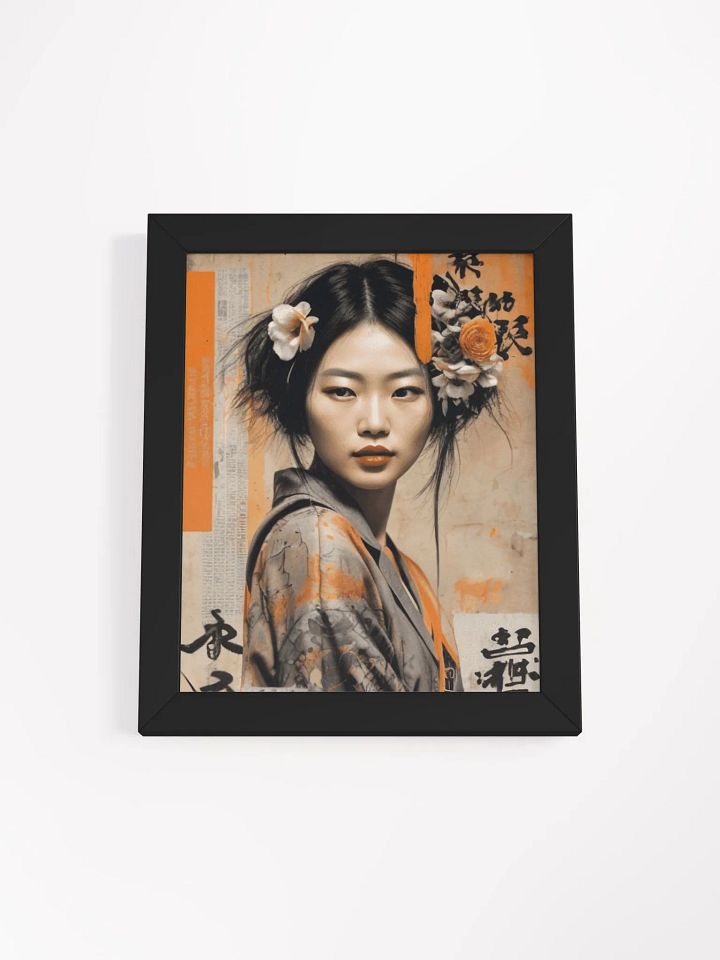 Floral Fusion: Stylized Framed Poster product image (18)