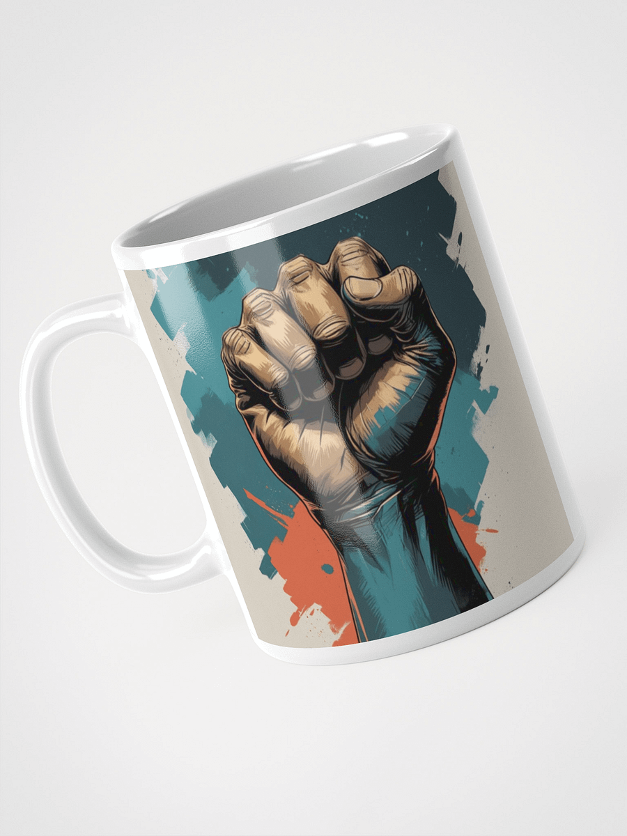 Empowerment Fist White Glossy Mug product image (11)