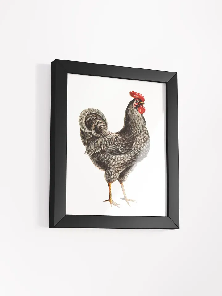 'Elegant Rooster' Framed Matte Poster product image (2)