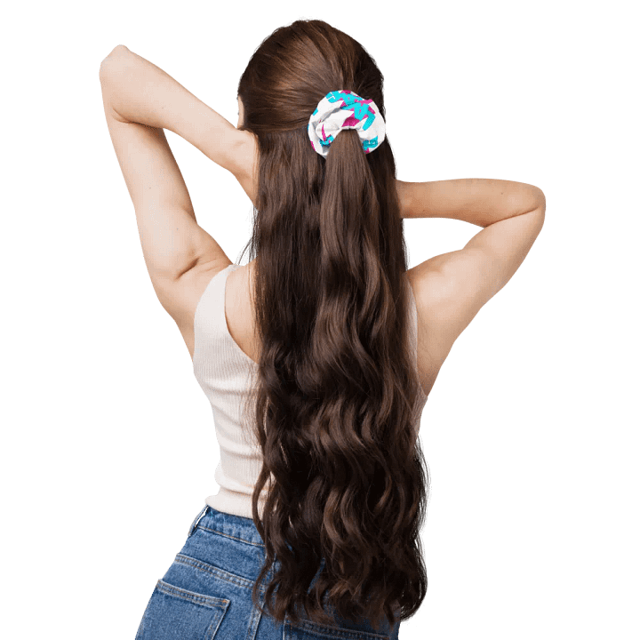 LAG Scrunchie with Bow (White) product image (2)