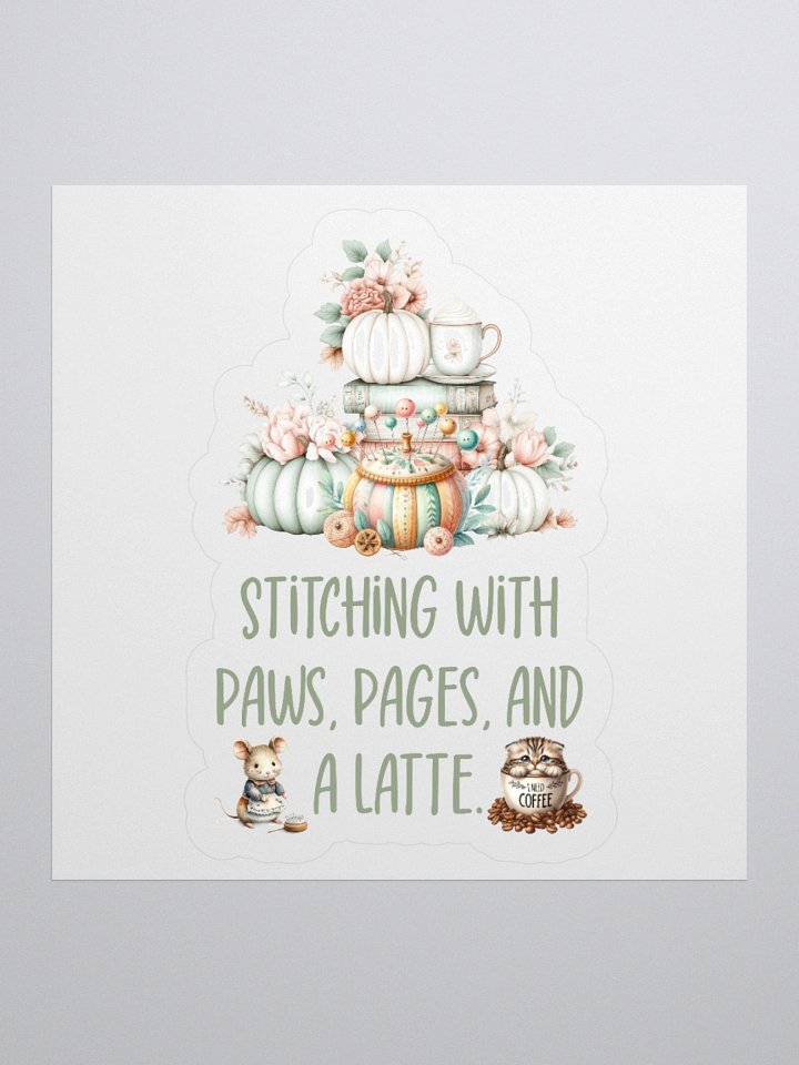 Whimsical Stitching and Crafting Sticker Set product image (1)