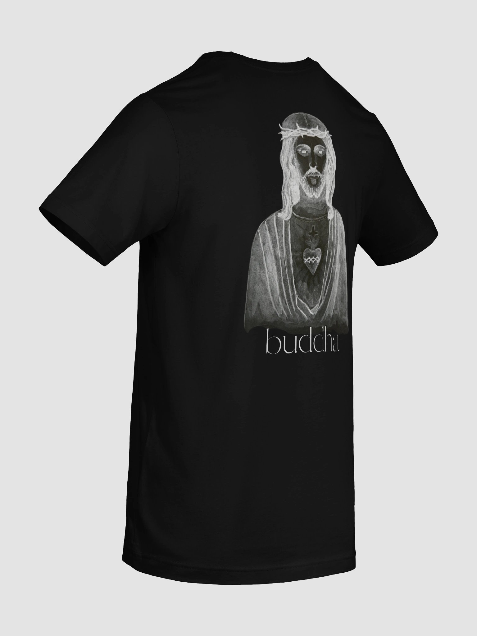 'buddha' inverted t-shirt product image (10)