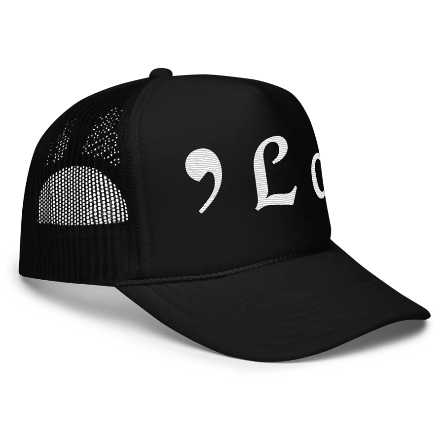 Comma La - Embroidered Trucker Hat Cap product image (5)