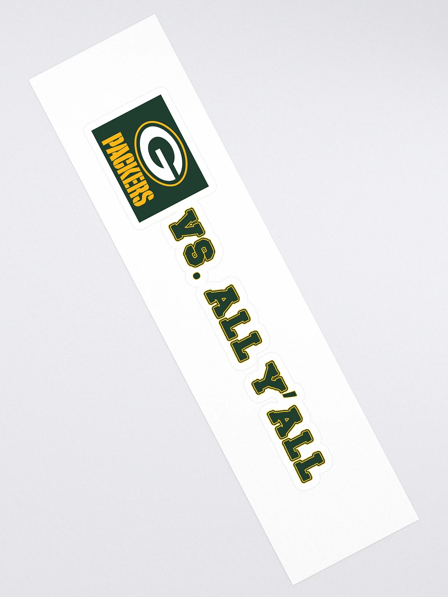 Packers Vs. All Y'all Green Bay Football Rivalry Design product image (2)