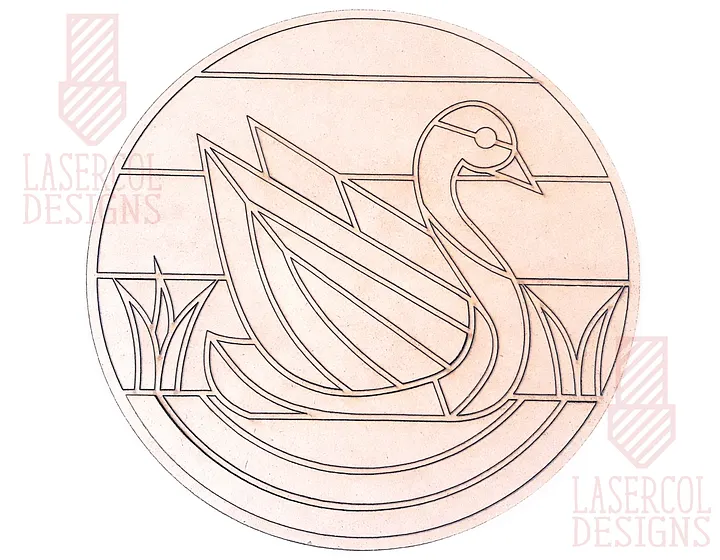 Swan Paint Kit DIY - Laser Cut Files product image (2)