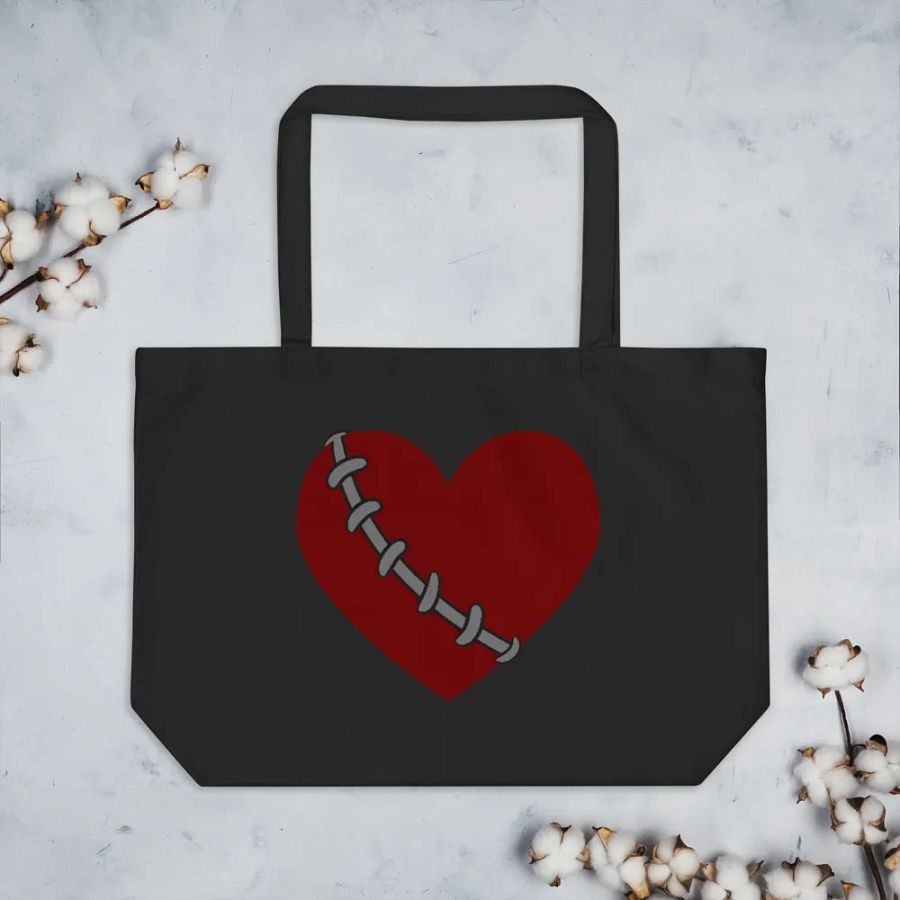 Stitched Heart Tote product image (7)