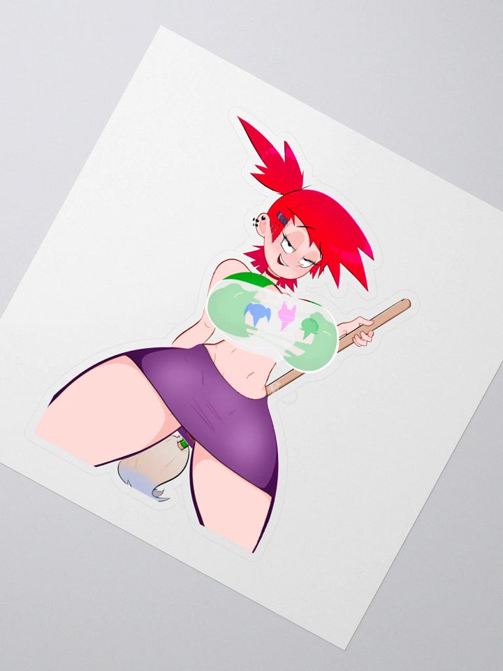 Red Haird Janitor Sticker product image (5)