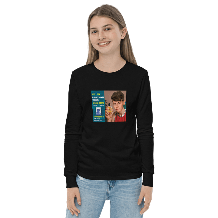 DJHoneyMaker Cologne Youth Long Sleeve T-Shirt product image (2)